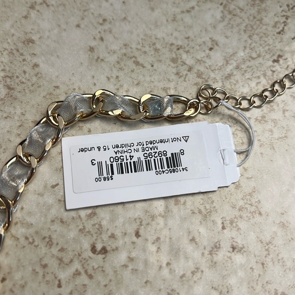 Betsey Johnson Rhinestone Skull necklace NEW - Picture 5 of 7